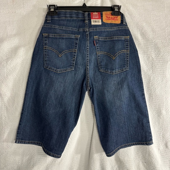 Levis 511 Youth Boys Denim Shorts Adjustable Stretch Waist‎ NWT  Size 16 - Picture 2 of 6